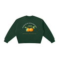 Wanna be my main squeeze white text: Boxy Fleece Crewneck Sweatshirt