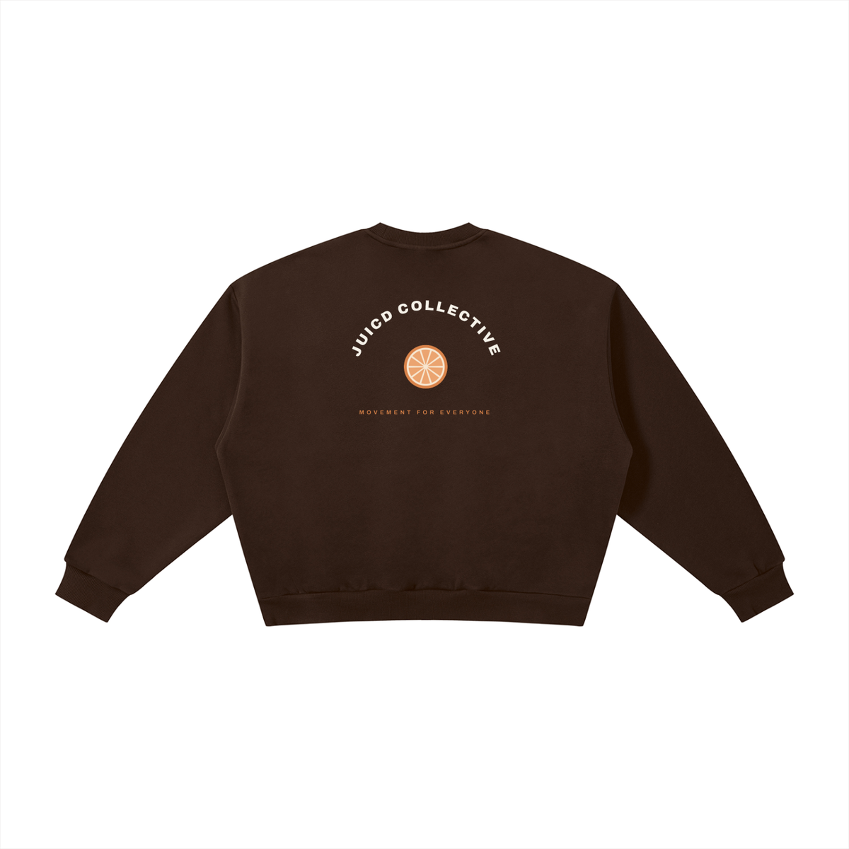 Where movement finds its main squeeze seal- Boxy Fleece Crewneck Sweatshirt