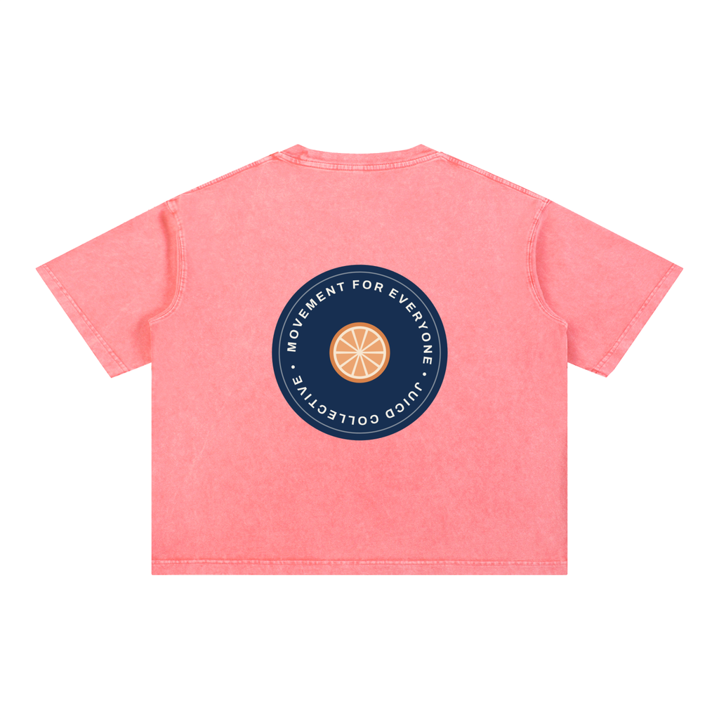 MINIMALIST JUICD LIGHT: Mineral Wash Boxy Cotton T-Shirt