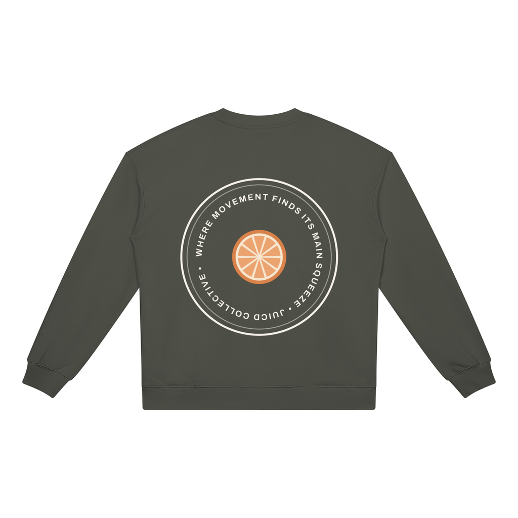 BE MY MAIN SQUEEZE DARK: Unisex Heavyweight Crewneck Sweatshirt