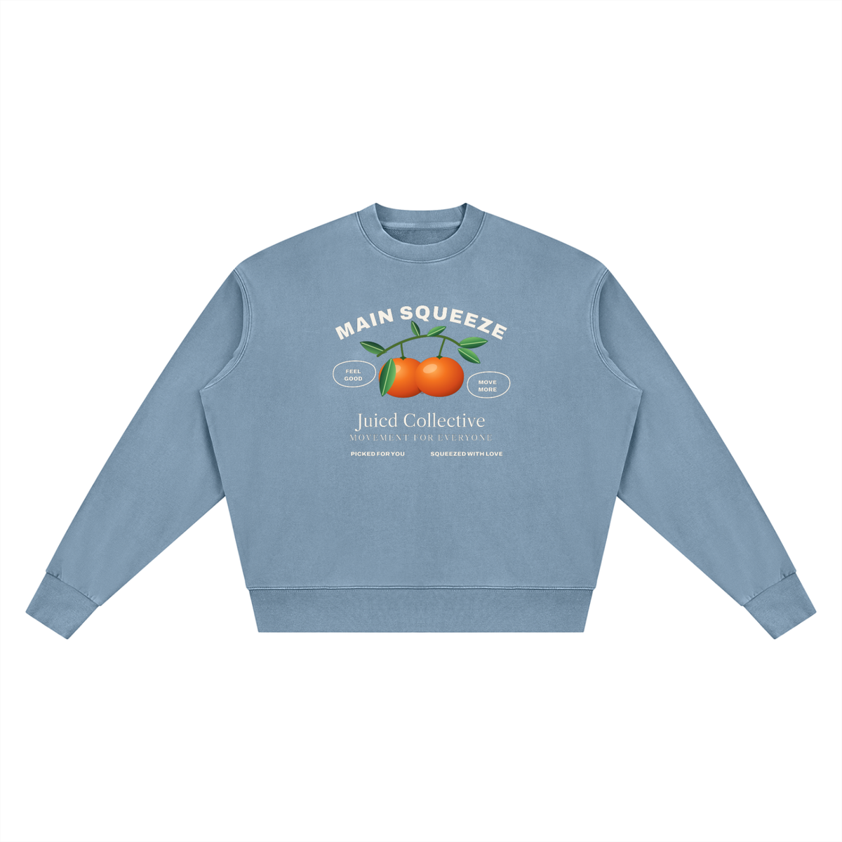 Feel Good Move More Vintage Wash Crewneck Sweatshirt