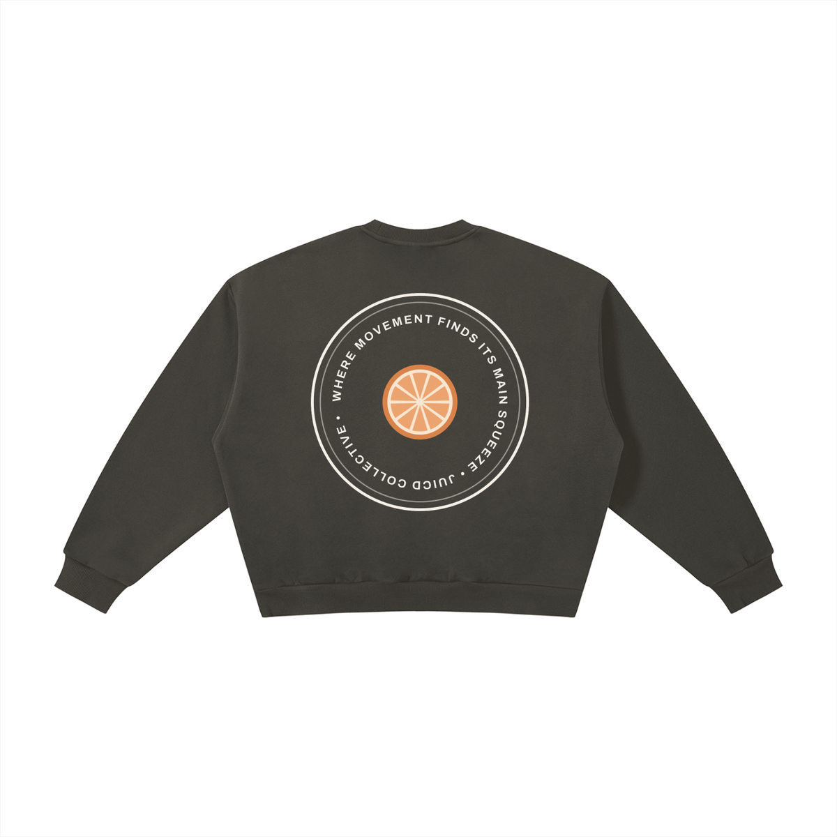 Wanna be my main squeeze white text: Boxy Fleece Crewneck Sweatshirt