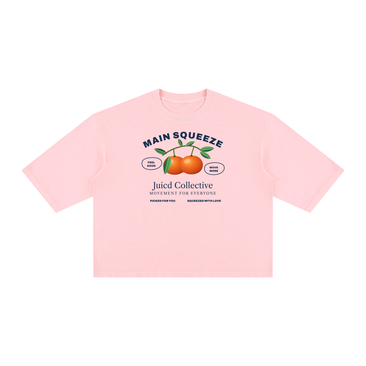 Main Squeeze Light: Unisex Vintage Wash Boxy T-Shirt